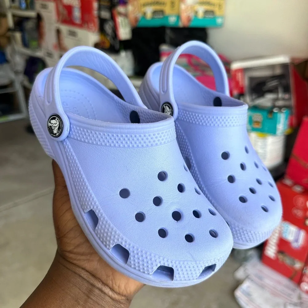 Crocs Classic Kids Clogs Toddler‎ Size 12 Purple Sandals